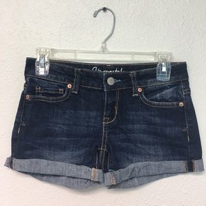 Dark wash Aeropostale shorts